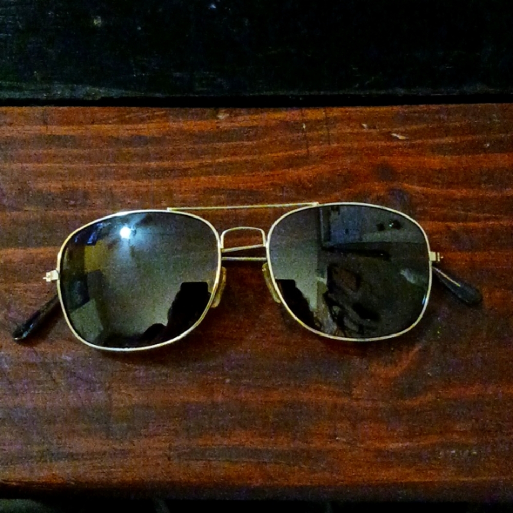 Gold sunglasses